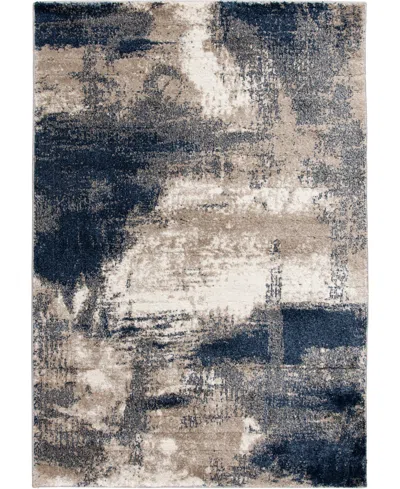 Mink Home Oklahoma Brunsvil 5'0"x7'3" Area Rug In Blue