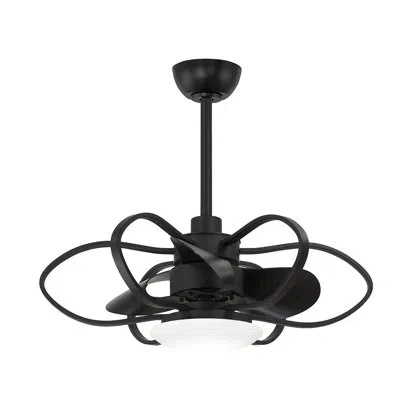 Minka Aire 29'' 3 - Blade Led Standard Ceiling Fan With Remote Control And Light Kit Included In Coal