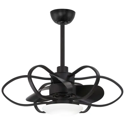Minka Aire 29"  Gordon Coal Led Fandelier With Remote Control