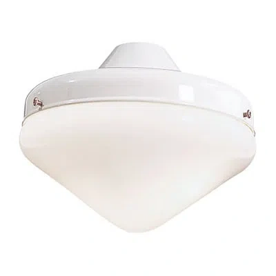 Minka Aire 2-light Universal Led Ceiling Fan Globe Light Kit In White