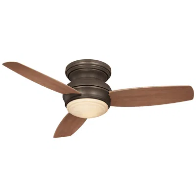 Minka Aire 44"  Concept Bronze Led Flushmount Fan With Wall Control