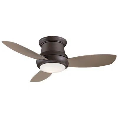 Minka Aire 44"  Concept Ii Bronze Flushmount Led Fan With Remote