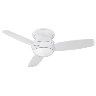 Minka Aire 44"  Concept White Flushmount Led Fan With Wall Control