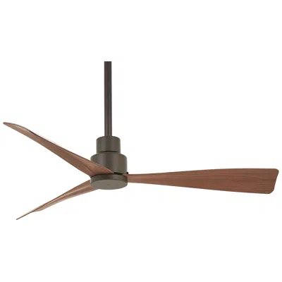 Minka Aire 44"  Simple Bronze Outdoor Ceiling Fan With Remote Control