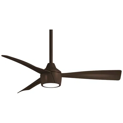 Minka Aire 44"  Skinnie Bronze Led Modern Wet Rated Fan With Remote