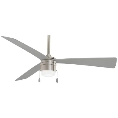 Minka Aire 44"  Vital Brilliant Silver Led Ceiling Fan With Pull Chain