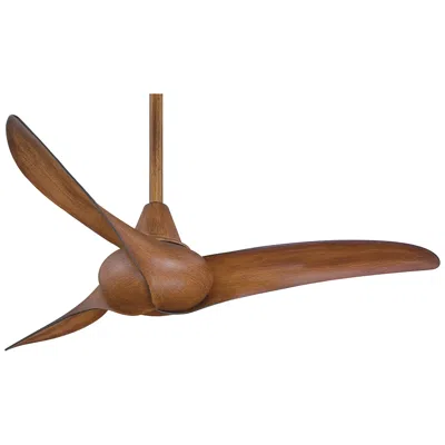 Minka Aire 44"  Wave Distressed Koa Ceiling Fan With Remote Control