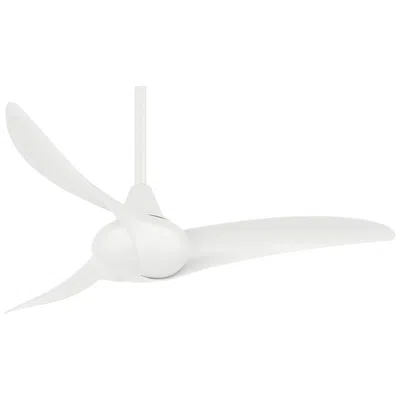 Minka Aire 44"  Wave White Ceiling Fan With Remote Control