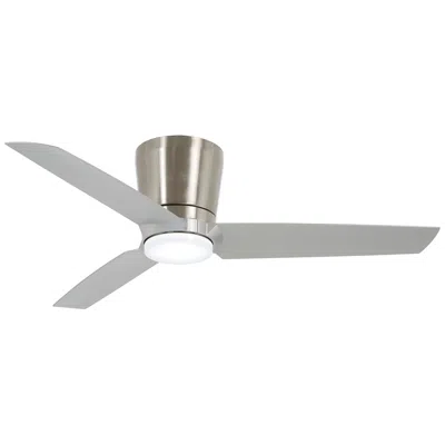Minka Aire 48"  Pure Brushed Nickel Led Hugger Fan With Wall Control