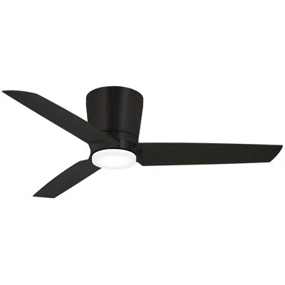 Minka Aire 48" Pure 3 - Blade Led Standard Ceiling Fan With Wall Control And Light Kit Included In Coal