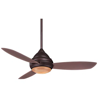 Minka Aire 52"  Concept I Bronze Wet Led Ceiling Fan With Wall Control