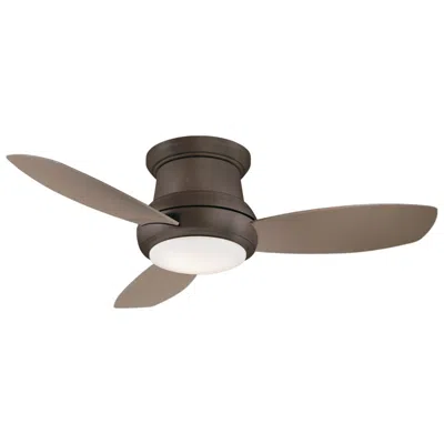 Minka Aire 52"  Concept Ii Bronze Finish Flushmount Led Fan With Remote