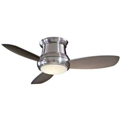 Minka Aire 52"  Concept Ii Nickel Flushmount Led Fan With Remote