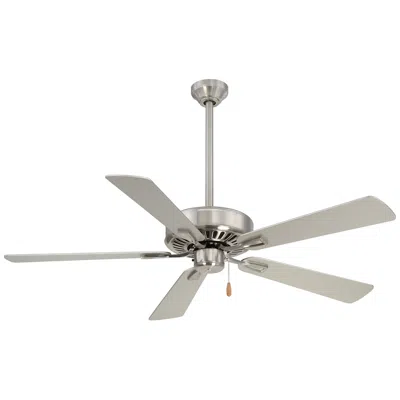 Minka Aire 52"  Contractor Plus Brushed Nickel Ceiling Fan