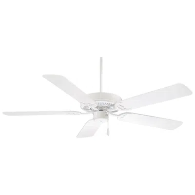 Minka Aire 52"  Contractor White Indoor Ceiling Fan With Pull Chain