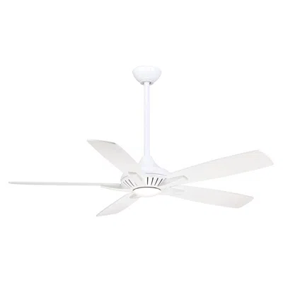 Minka Aire 52"  Dyno White Ceiling Fan With Remote Control