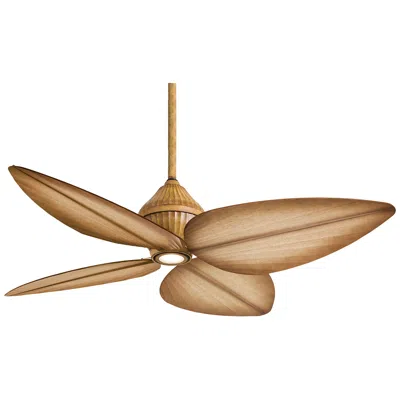 Minka Aire 52"  Gauguin Bahama Beige Outdoor Led Fan With Wall Control