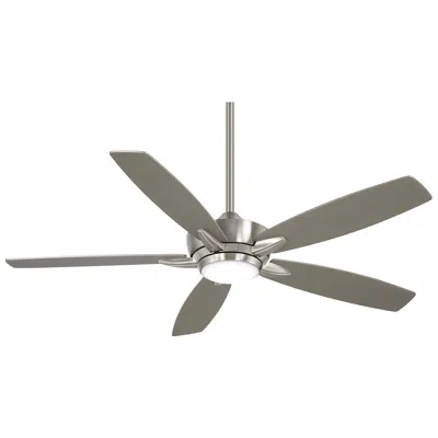 Minka Aire 52"  Kelvyn Brushed Nickel Cct Led Ceiling Fan With Remote