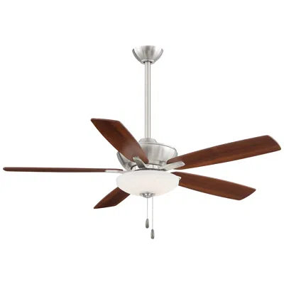 Minka Aire 52"  Minute Brushed Nickel Led Ceiling Fan With Pull Chain