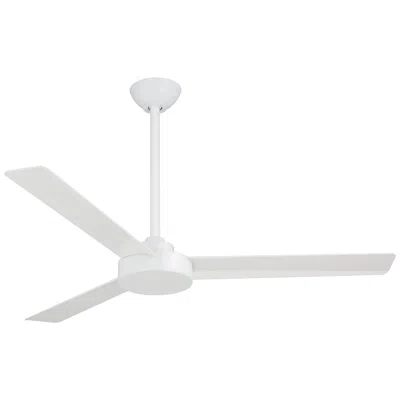 Minka Aire 52"  Roto Flat White 3-blade Ceiling Fan With Wall Control