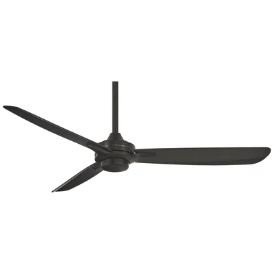 Minka Aire 52"  Rudolph Coal Black Ceiling Fan With Wall Control