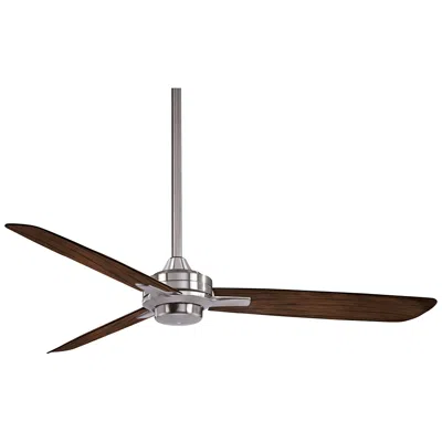 Minka Aire 52"  Rudolph Nickel Maple Ceiling Fan With Wall Control