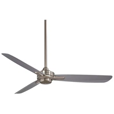 Minka Aire 52"  Rudolph Nickel Silver Ceiling Fan With Wall Control