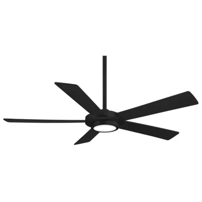 Minka Aire 52"  Sabot Coal Led Ceiling Fan With Remote