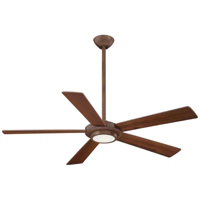 Minka Aire 52"  Sabot Distressed Koa Led Ceiling Fan With Remote