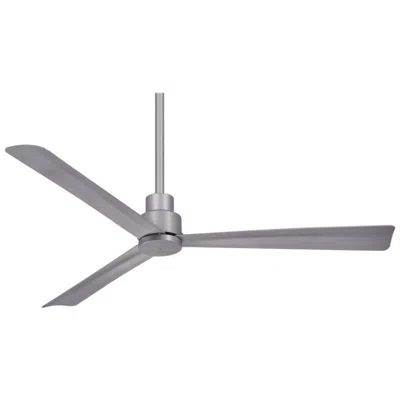Minka Aire 52"  Simple Silver Ceiling Fan With Remote