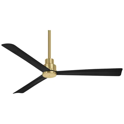 Minka Aire 52"  Simple Soft Brass Wet Ceiling Fan With Remote Control