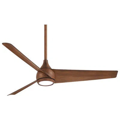 Minka Aire 52"  Twist Distressed Koa Led Smart Ceiling Fan With Remote