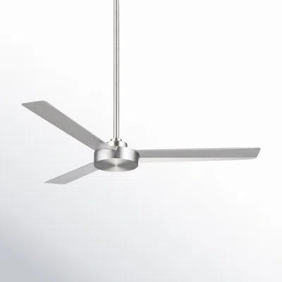 Minka Aire 52" Roto 3 - Blade Propeller Ceiling Fan With Wall Control In Brushed Aluminum