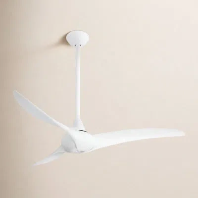 Minka Aire 52" Wave 3 - Blade Propeller Ceiling Fan With Remote Control In White