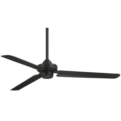 Minka Aire 54" 3 - Blade Propeller Ceiling Fan With Wall Control In Coal