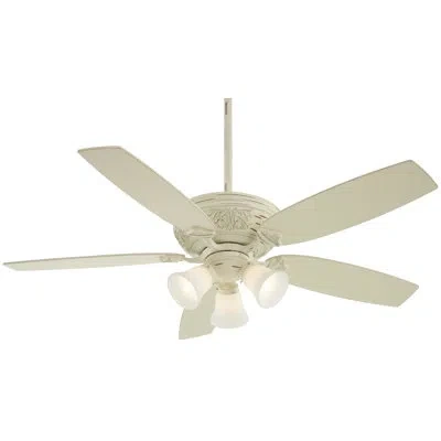 Minka Aire 54" Classica 5 - Blade Led Standard Ceiling Fan With Remote Control And Light Kit Included In White
