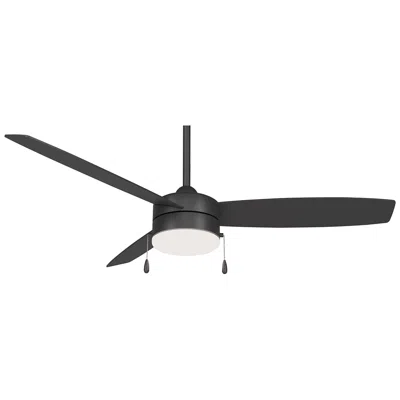 Minka Aire 54"  Airetor Iii Coal Finish Led Ceiling Fan With Pull Chain