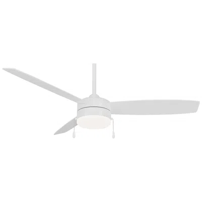 Minka Aire 54"  Airetor Iii White Led Ceiling Fan With Pull Chain