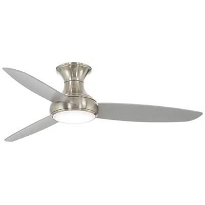 Minka Aire 54"  Concept Iii Nickel Hugger Wet Led Smart Ceiling Fan