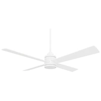 Minka Aire 54"  Falco Flat White Led Indoor Ceiling Fan