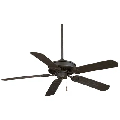 Minka Aire 54"  Iron Sundowner Outdoor Ceiling Fan With Pull Chain