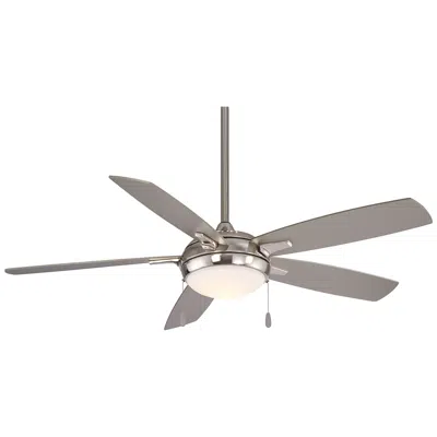 Minka Aire 54"  Lun-aire Brushed Nickel Pull Chain Led Ceiling Fan