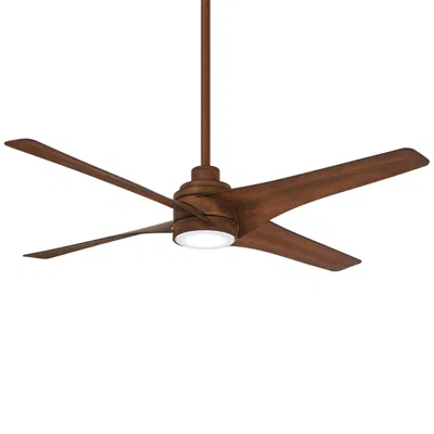 Minka Aire 56"  Swept Distressed Koa Ceiling Fan With Remote Control