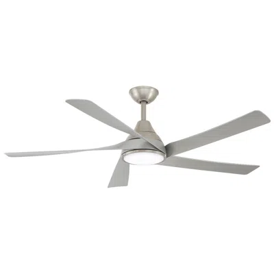 Minka Aire 56"  Transonic Brushed Nickel Led Ceiling Fan With Remote