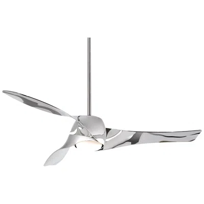 Minka Aire 58"  Artemis Liquid Nickel Led Smart Ceiling Fan