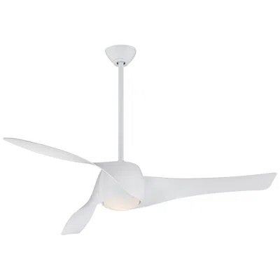 Minka Aire 58"  Artemis White Finish Led Modern Smart Ceiling Fan