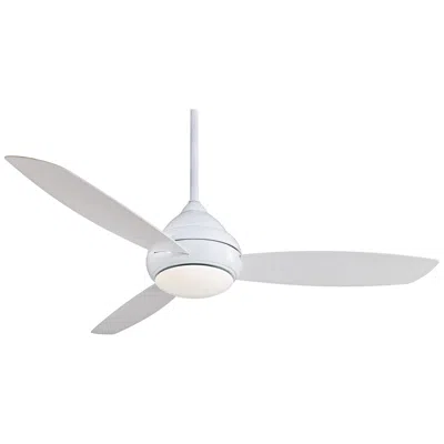 Minka Aire 58"  Concept I White Wet Led Ceiling Fan With Wall Control