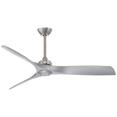 Minka Aire 60"  Aviation Brushed Nickel Modern Ceiling Fan With Remote