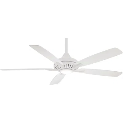 Minka Aire 60"  Dyno Xl White Finish Led Smart Ceiling Fan