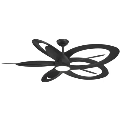 Minka Aire 60"  Pinup Coal Indoor Led Ceiling Fan With Remote